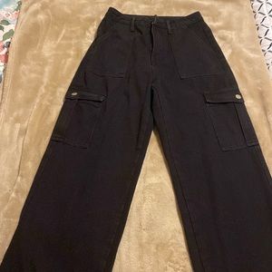 Streetwear Stylish High Rise Black Jeans